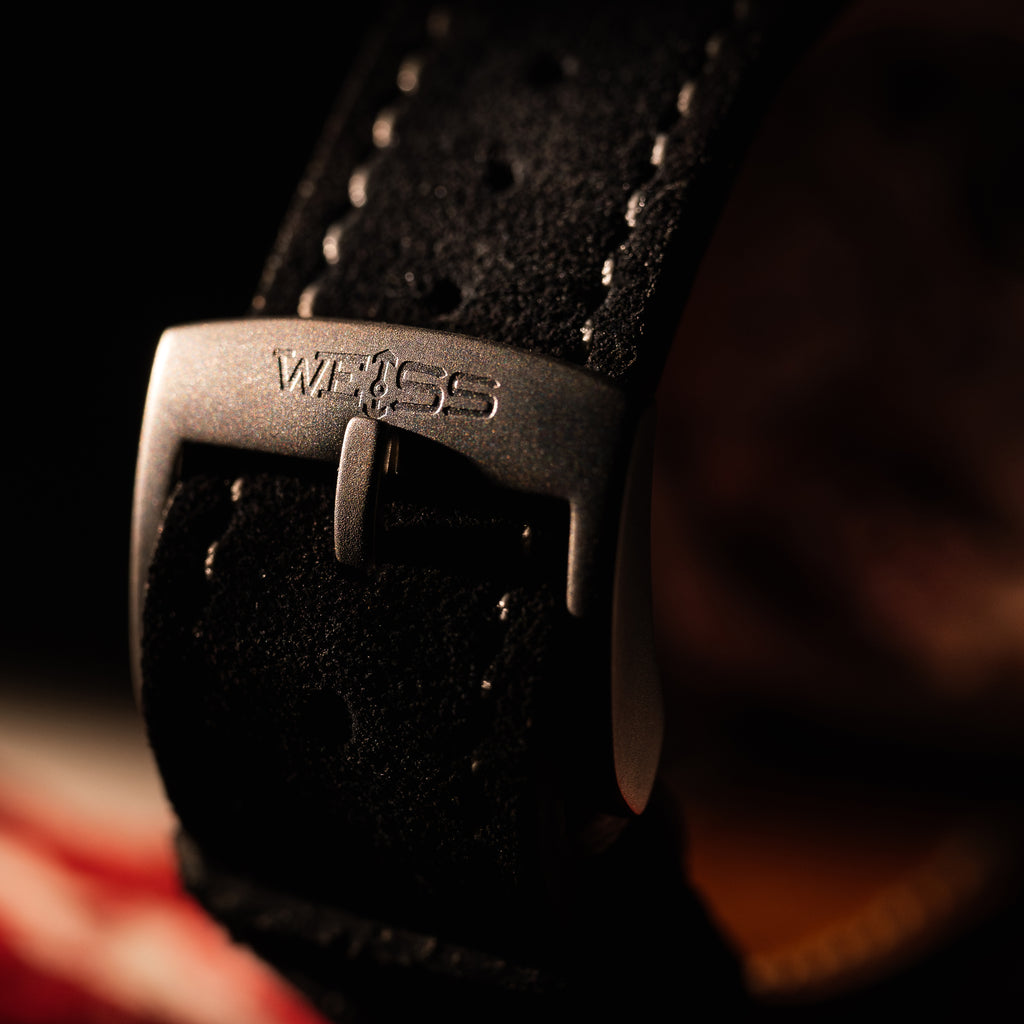 *Limited Edition* Titanium Bead-Blasted 42mm Standard Issue Field Watch: Cardinal