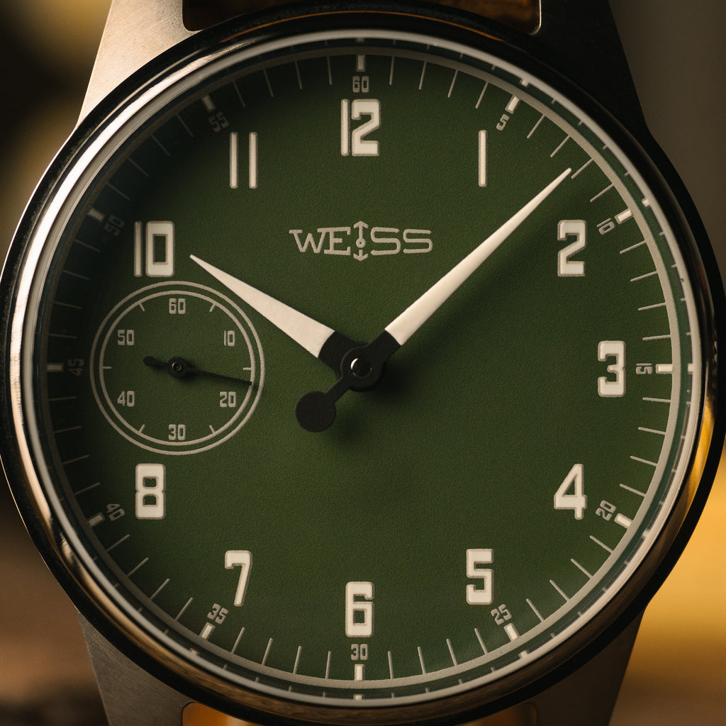 *Limited Edition* Titanium Gauge Series 42mm Standard Issue Field Watch: Bronze Green