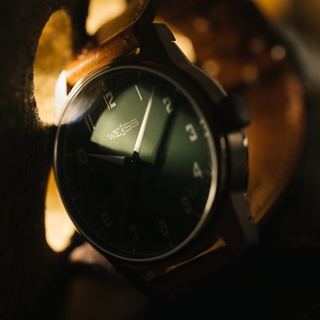 *Limited Edition* Titanium Gauge Series 42mm Standard Issue Field Watch: Bronze Green