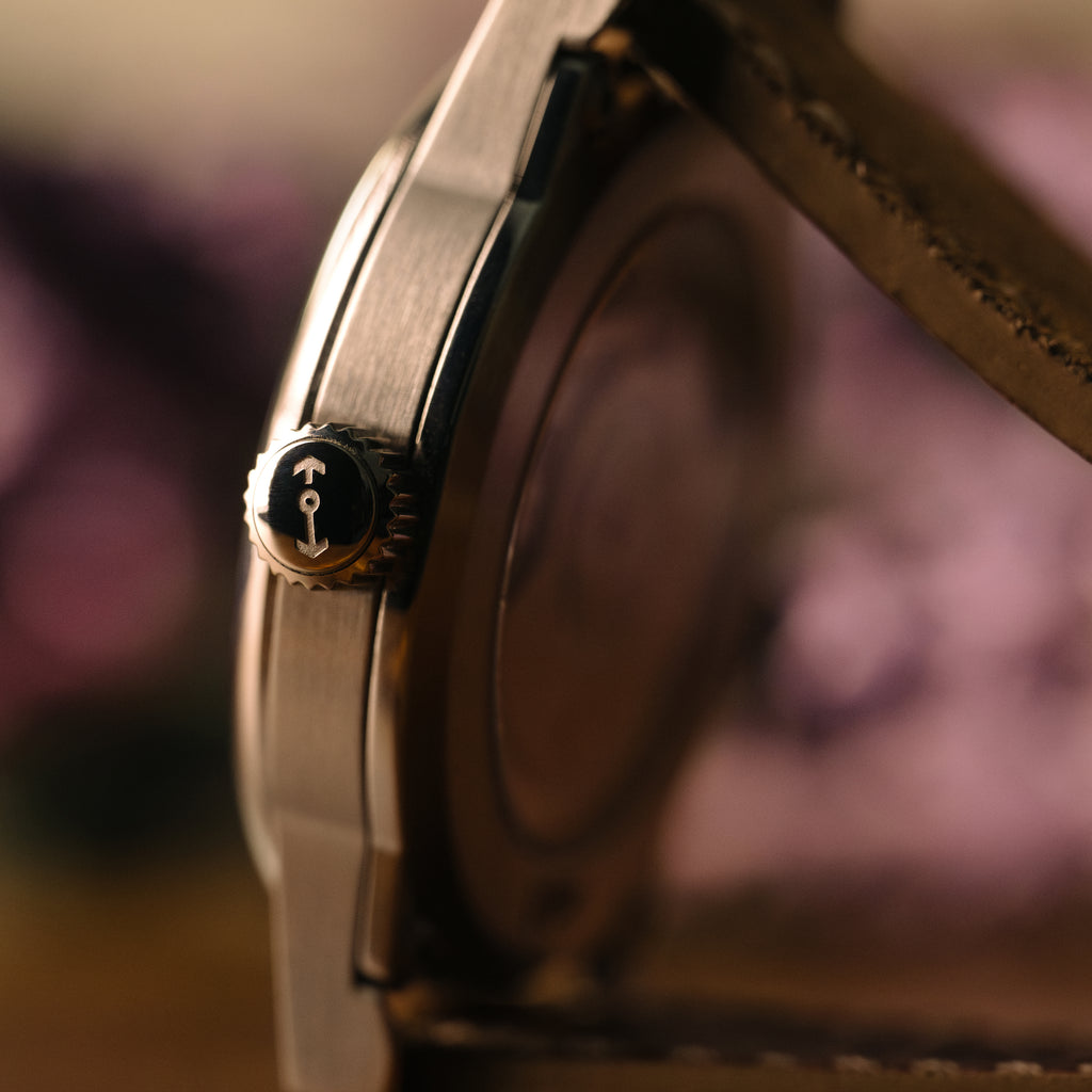 *Limited Edition* 38mm Automatic Standard Issue Field Watch with Date: Lavender Dial