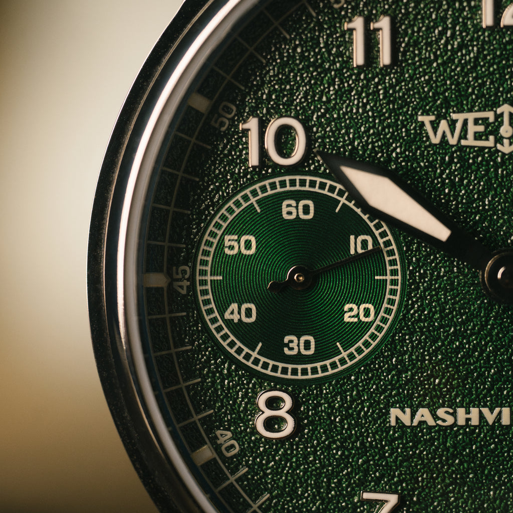 *Limited Edition* Titanium 42mm Standard Issue Field Watch: Textured British Racing Green